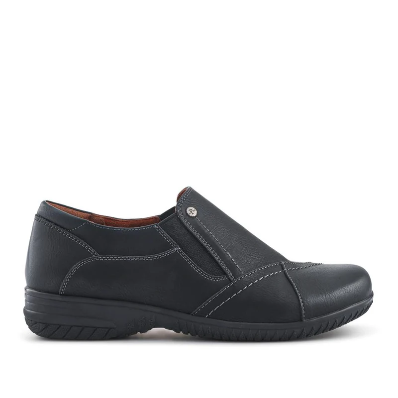 Elasticated Slip-On Shoes - WOIL42008 / 327 894 - Black
