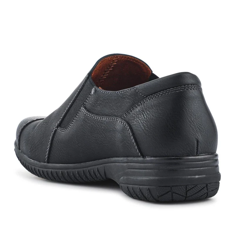 Elasticated Slip-On Shoes - WOIL42008 / 327 894 - Black