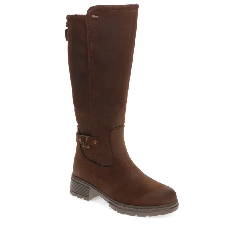 Buckle Detail Long Boots - RELIF40027 / 326 492 - Dark Brown
