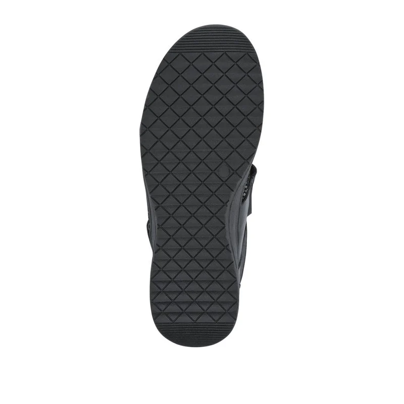 Wide Fit Leather Mary Janes - BRK42012 / 328 095 - Black