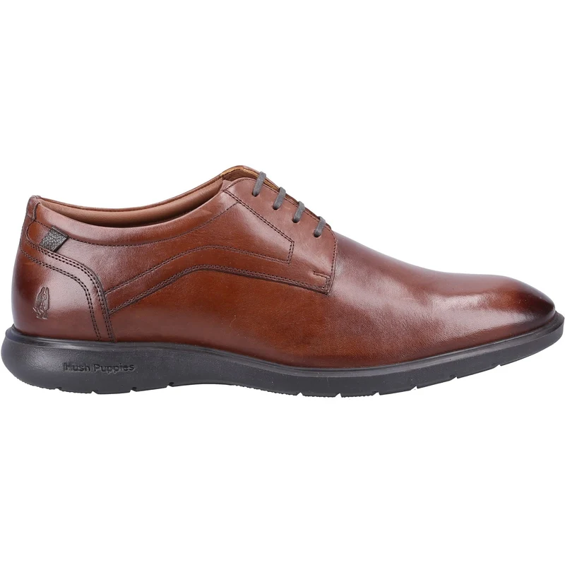 Hush Puppies Herren-Amos-Lederschuh – Braun
