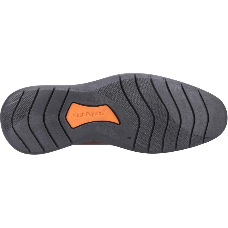 Hush Puppies Herren-Amos-Lederschuh – Braun