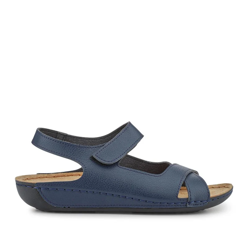 Cushioned Touch-Fasten Sandals - SERAY41003 / 327 591 - Navy