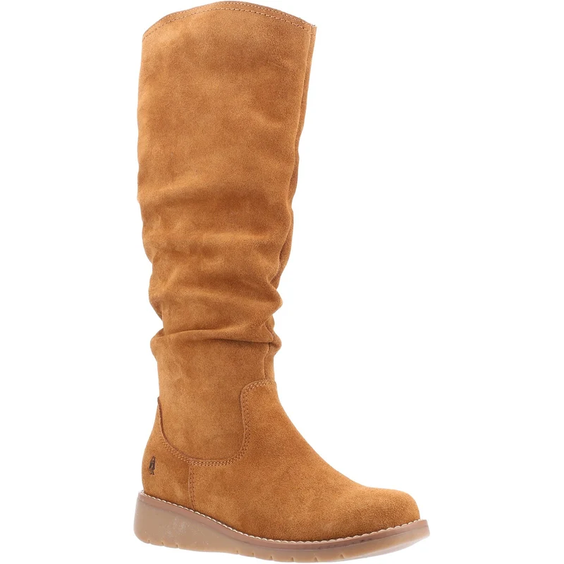 Hush Puppies Damen Lucinda Wildlederstiefel – Hellbraun