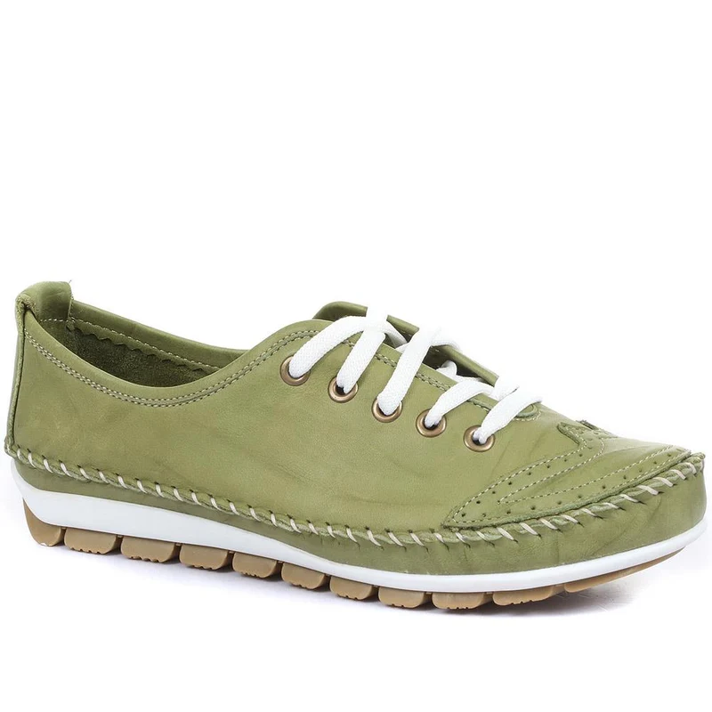 Leather Lace-Up Trainers - SIMIN31003 / 317 969