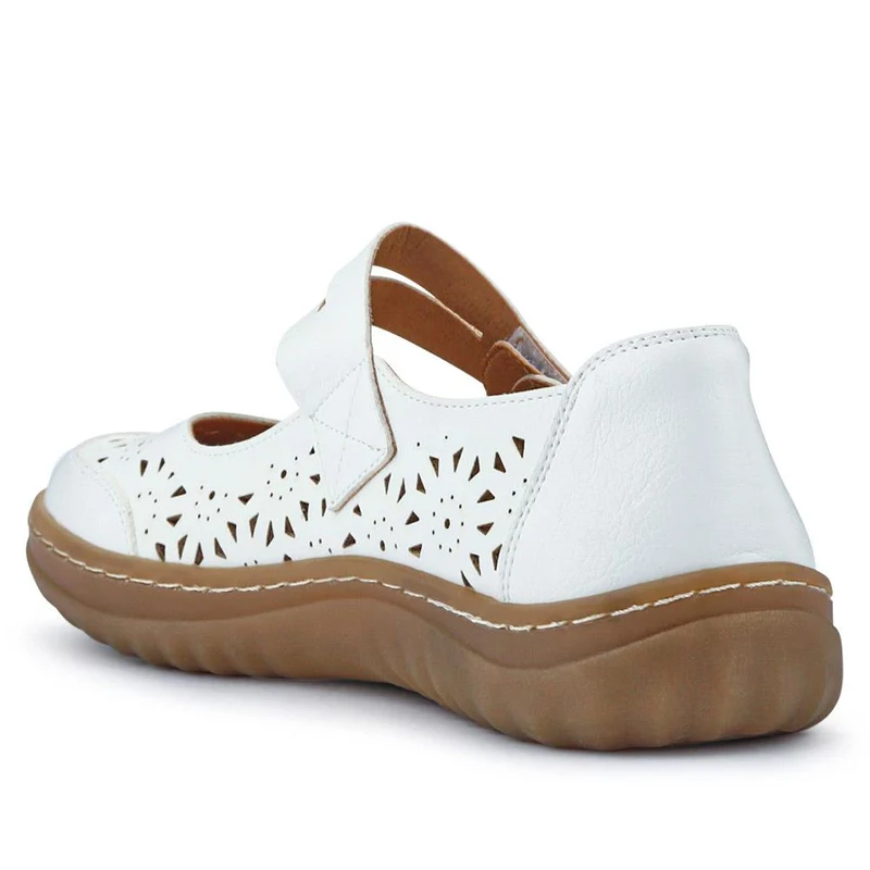 Chunky-Soled Mary Janes - WOIL41027 / 326 932 - White
