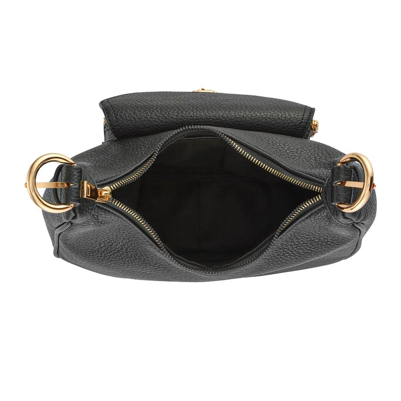 Faux-Leather Shoulder Bag - RIM42001 / 328 369 - Black