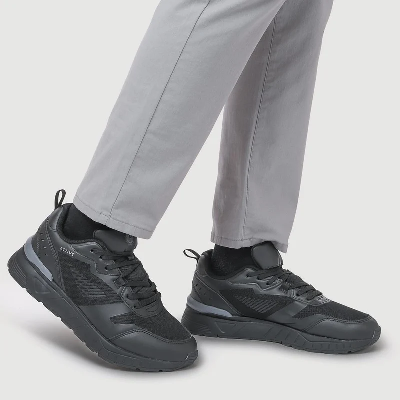 Extra-Wide Chunky Trainers - BOJIE41018 / 327 052 - Black