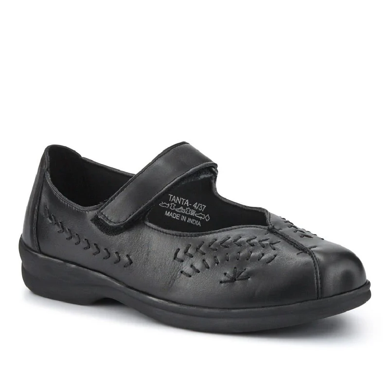 Leather Extra-Wide Mary Janes - TANTA / 327 206