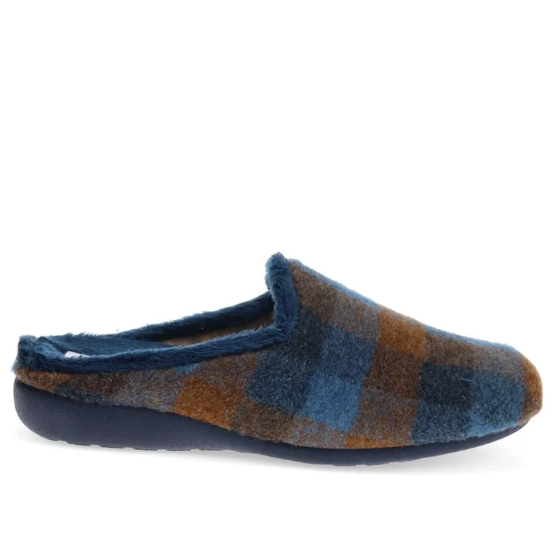Warm-Lined Mule Slippers - BONAD40007 / 326 289 - Navy