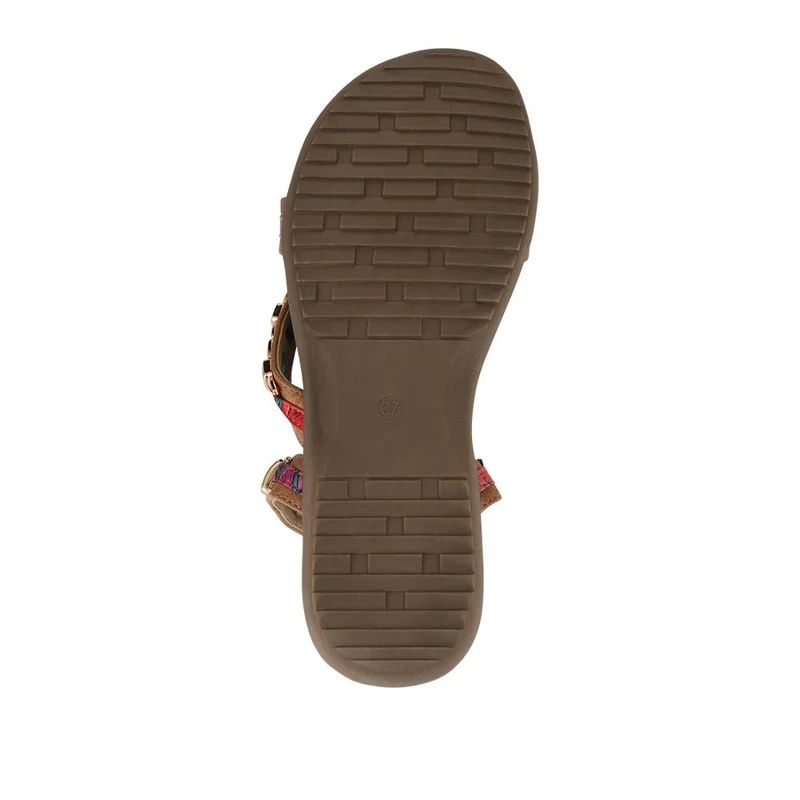 Triple-Strapped Mules - BAIZH41022 / 327 273 - Tan