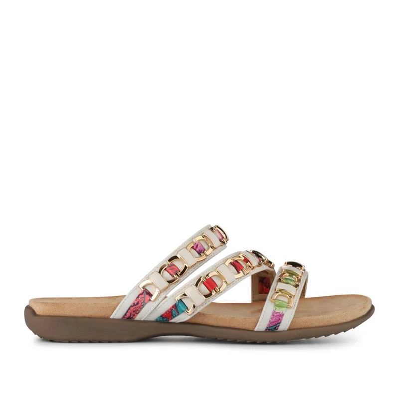 Triple-Strapped Mules - BAIZH41022 / 327 273 - White
