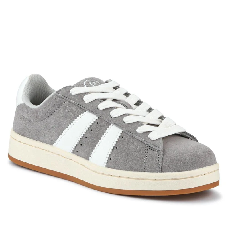 Suede Lace-Up Trainers - SUNCH41000 / 326 774 - Grey