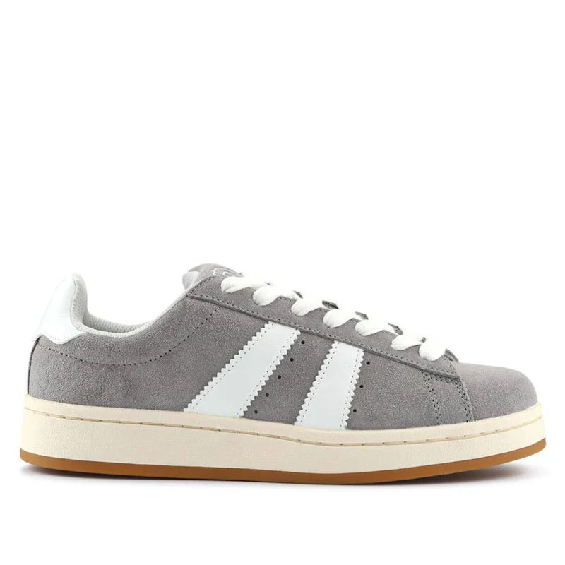 Suede Lace-Up Trainers - SUNCH41000 / 326 774 - Grey