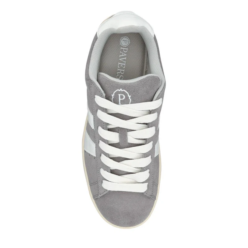 Suede Lace-Up Trainers - SUNCH41000 / 326 774 - Grey