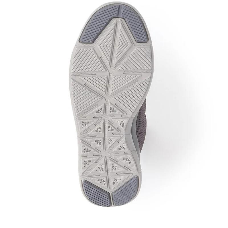 Bungee Lace Trainers - BOJIE40009 / 326 192 - Charcoal