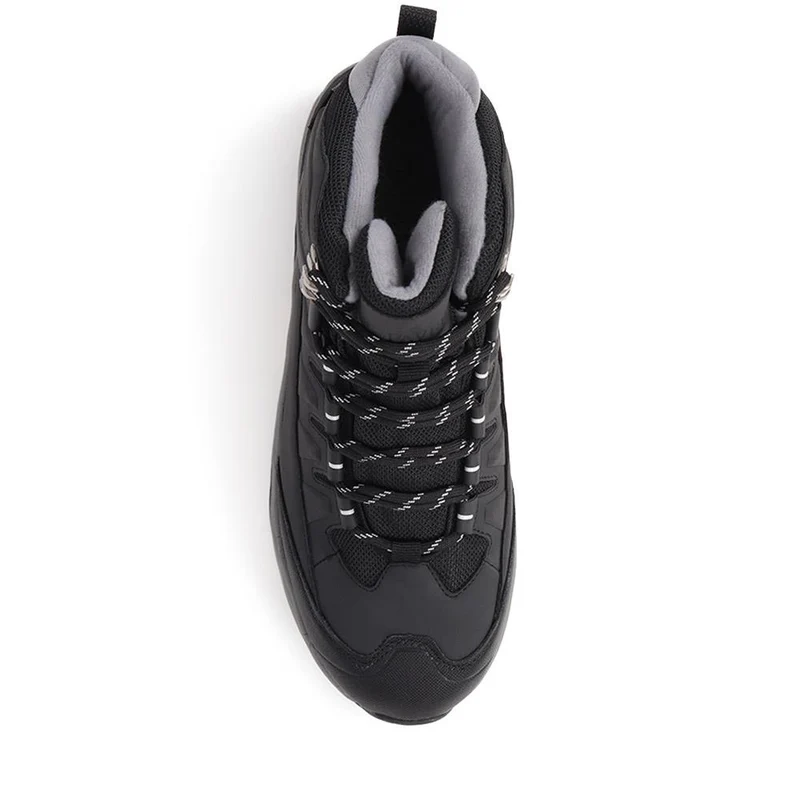 Wide Fit Lace Up Walking Boots - SUNCH40003 / 325 726 - Black