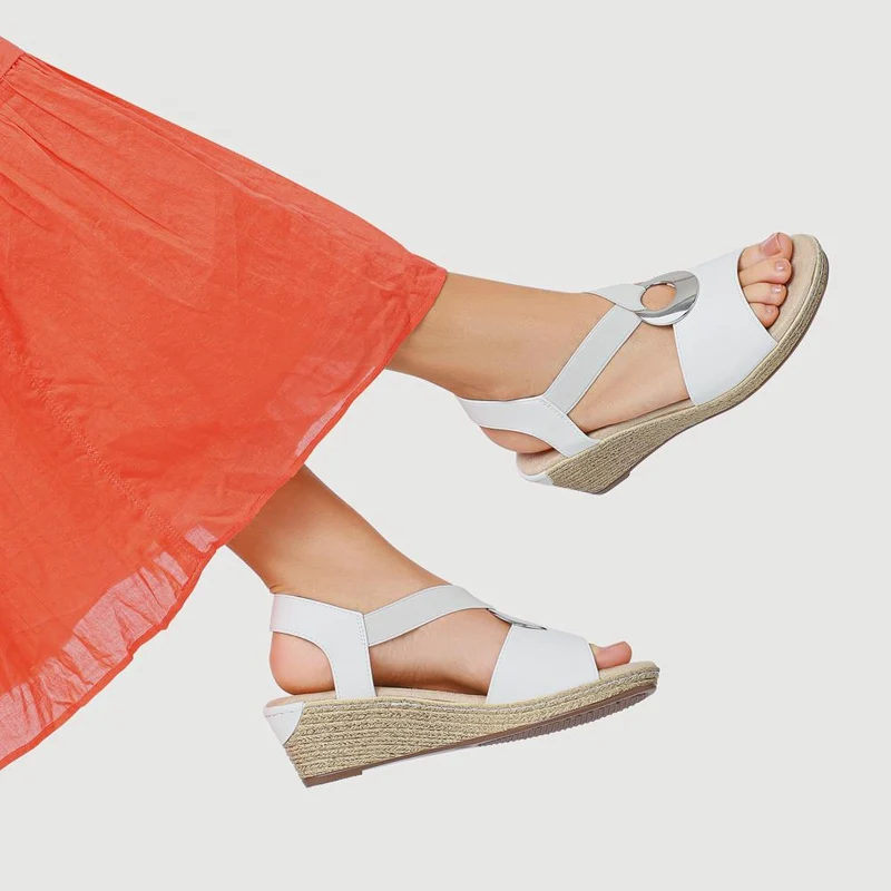 Slip-On Slingback Sandals - WBINS41066 / 327 602 - White