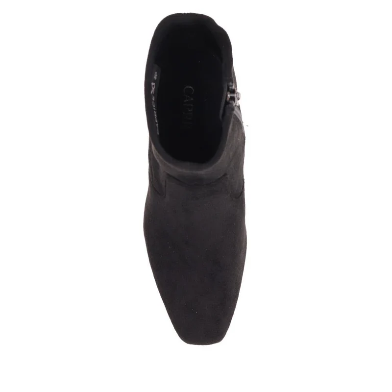 Smart Block-Heeled Ankle Boots - CAPRI40500 / 326 603 - Black