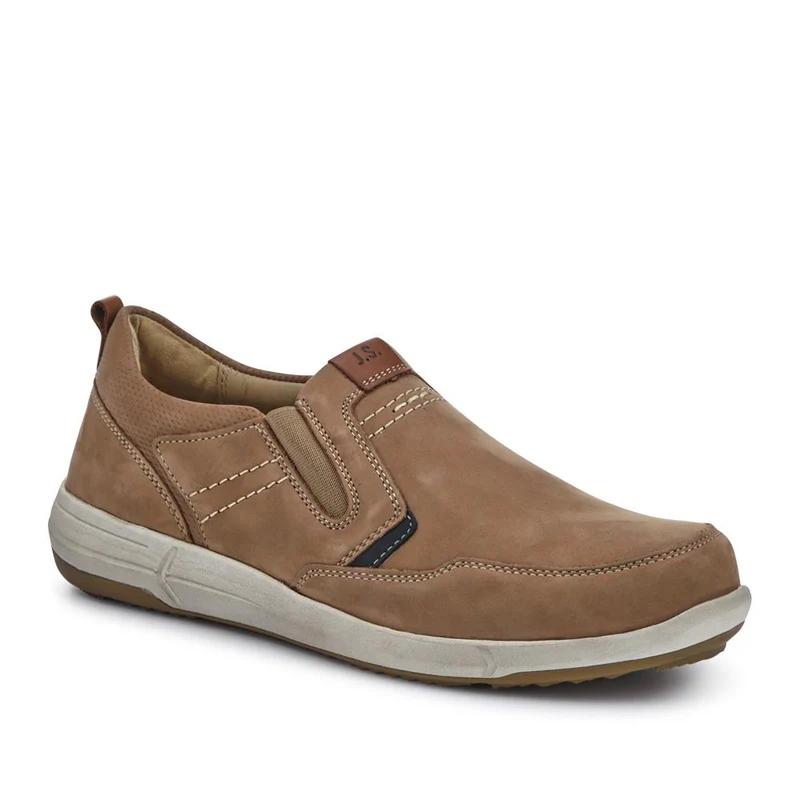 Wide-Fit Leather Slip-On Shoes - JOSEF41508 / 327 048