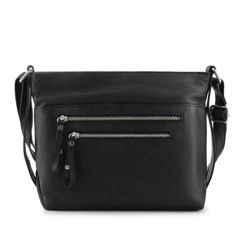 Multi-Zip-Up Crossbody Bag - JWNBG41006 / 327 768 - Black