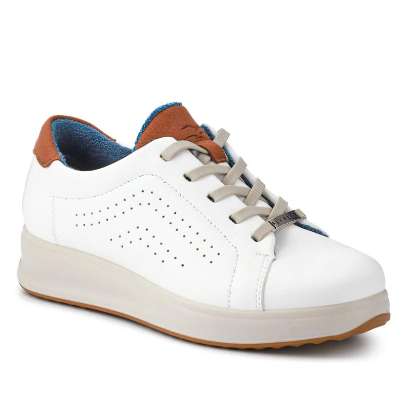Fly Flot Anatomic Breathable Lace Up Trainers - FLY41500 / 326 670 - White