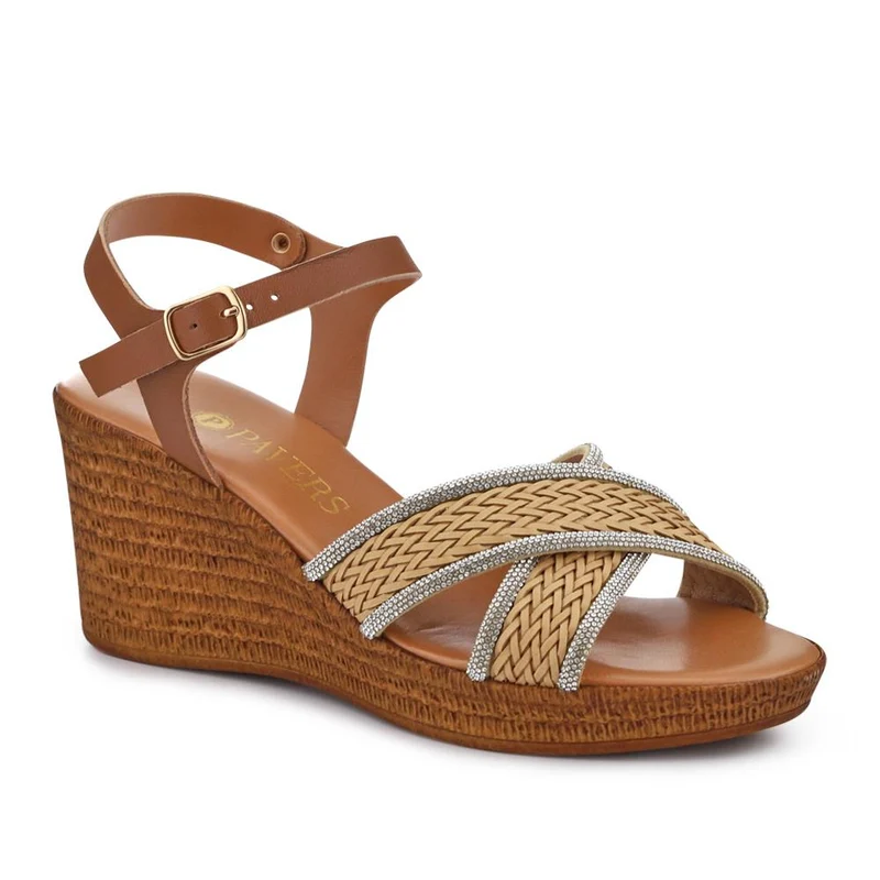 Buckle-Fastening Wedge Espadrilles - CLUBS41000 / 326 850