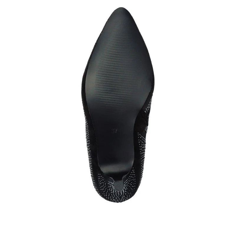 Cone-Heeled Smart Ankle Boots - SENBO40009 / 326 185 - Black