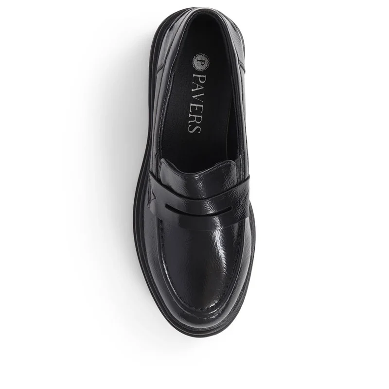 Chunky Loafers - WOIL39035 / 325 362 - Black Patent