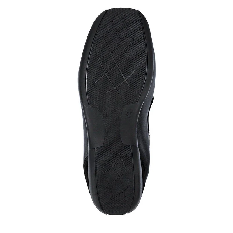 Leather Moccasins - CONT39003 / 325 242 - Black