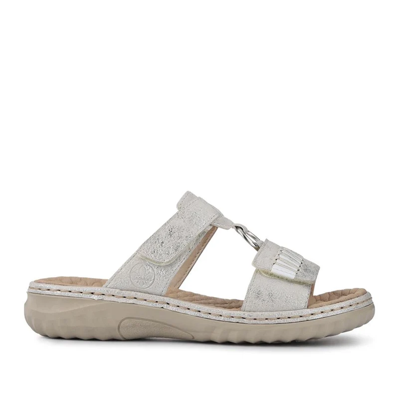 Wedge Touch-Fasten Sandals - RKR41549 / 327 295 - Silver