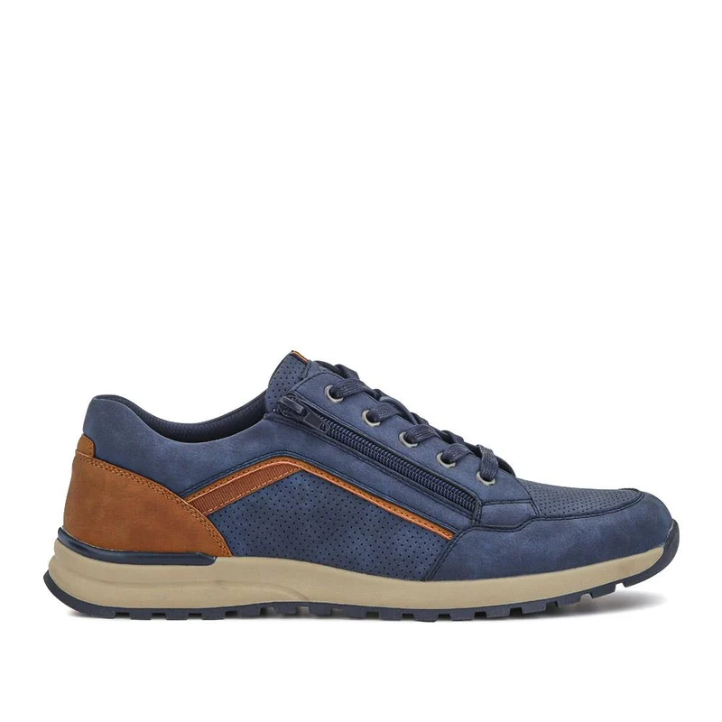 Casual Lace-Up Trainers - CHANG41001 / 327 310 - Navy