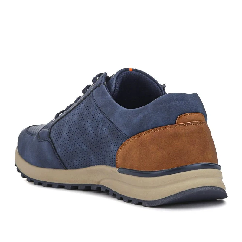 Casual Lace-Up Trainers - CHANG41001 / 327 310 - Navy