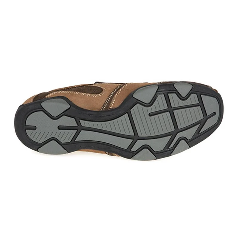 Leather Slip On Shoe - SHI2303 / 307 381 - Brown