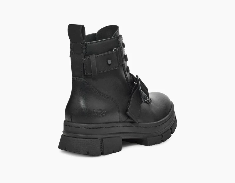 UGG Ashton Schnürstiefel für Damen – Schwarz