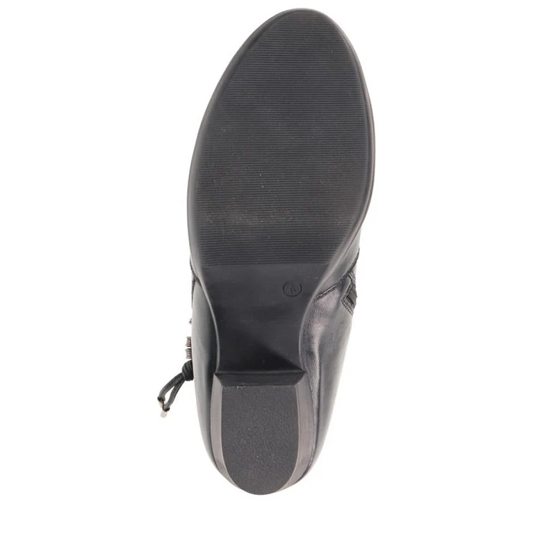 Breathable Leather Ankle Boots - RNB40019 / 326 171 - Black