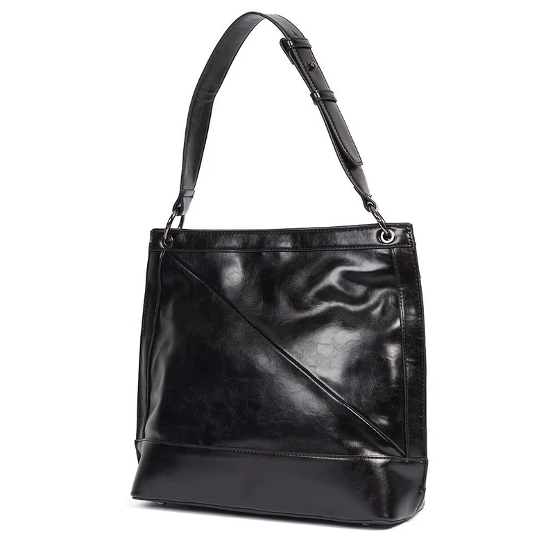 Zip-Close Shoulder Bag - WAHT40005 / 325 838 - Black