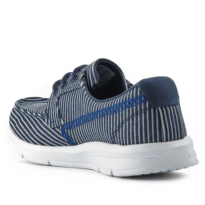 Ladies' Lace-Up Moccasins - TITAN41003 / 327 305 - Navy Multi