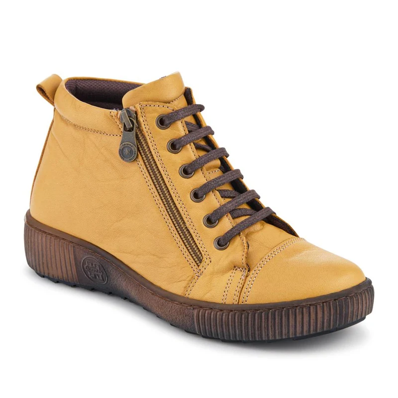 Leather Lace-Up Boots - HAK40013 / 326 039