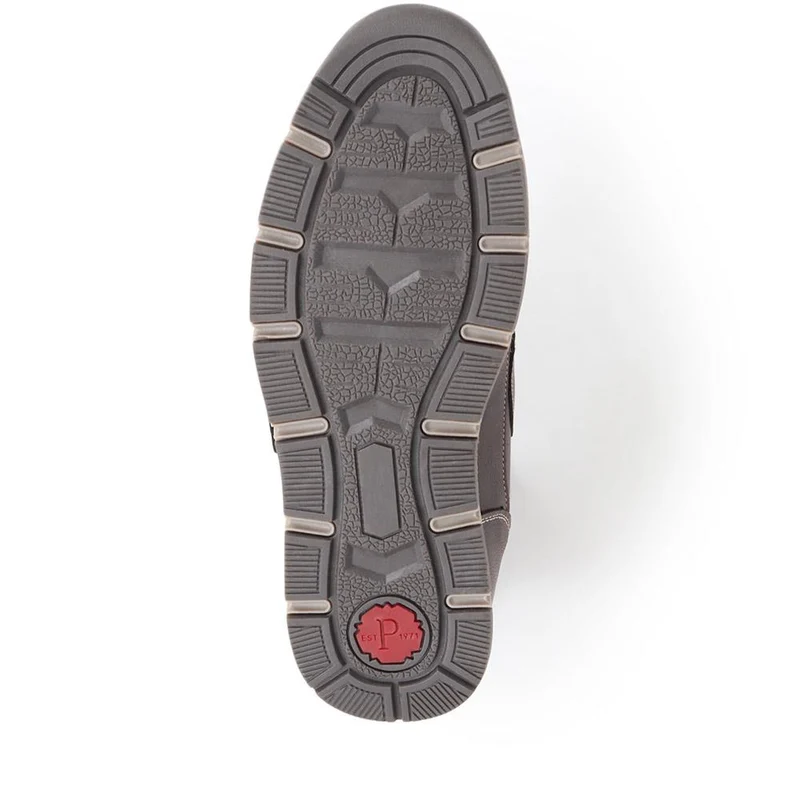 Wide Fit Adjustable Fasten Trainers - WBINS40033 / 325 790 - Dark Brown