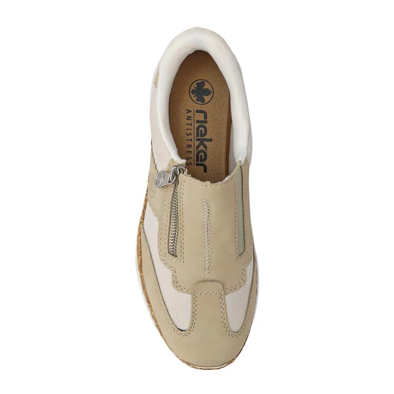 Memory Foam Slip-On Trainers - RKR41503 / 326 819 - Beige