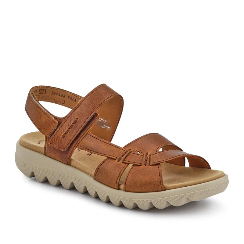 Leather Dual Touch-Fastening Sandals - GAB41526 / 327 033