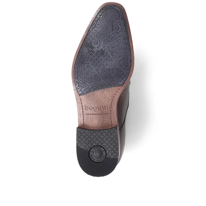 Leather Lace-Up Shoes - BUG39519 / 325 219 - Brown