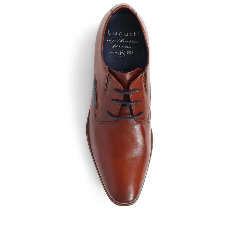 Leather Lace-Up Shoes - BUG39519 / 325 219 - Cognac