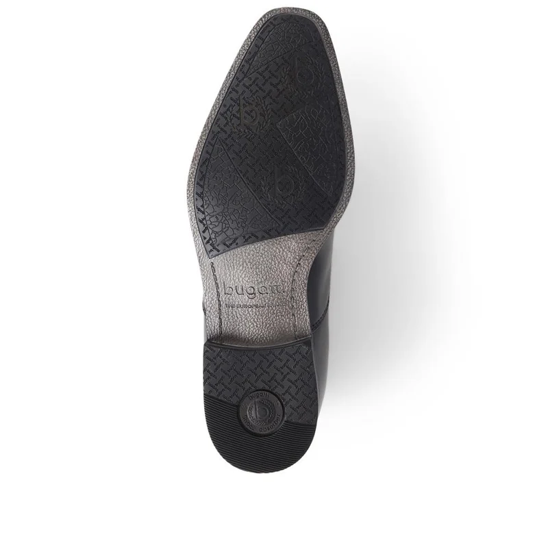 Lace-Up Leather Shoes - BUG39516 / 325 216 - Black