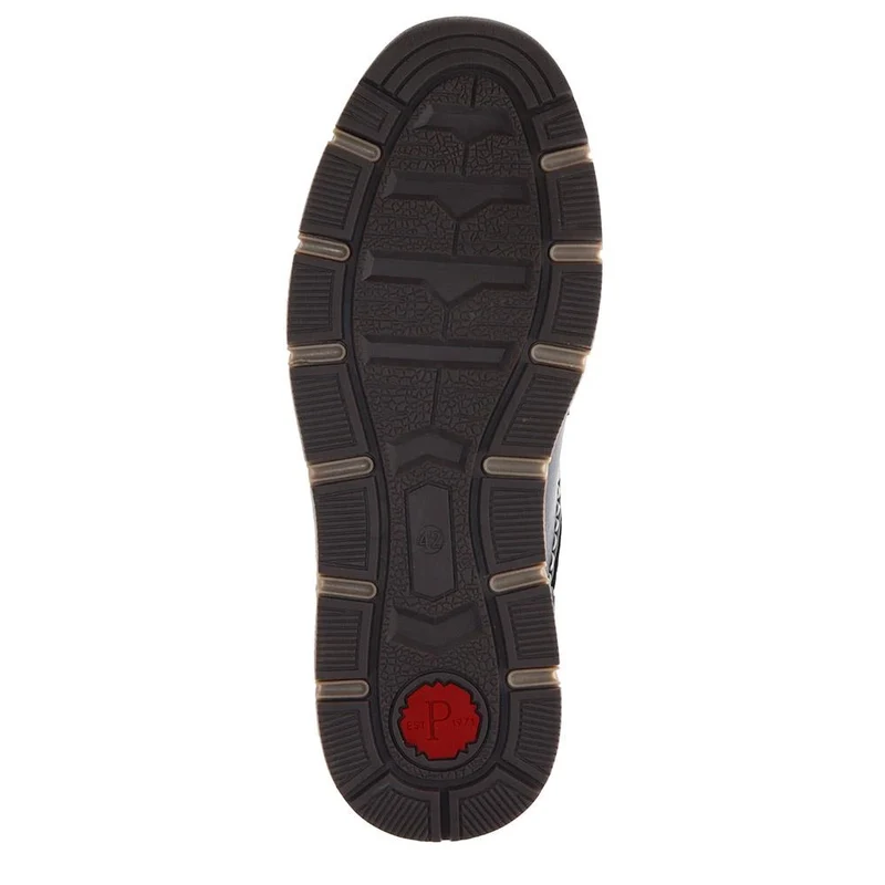 Wide Fit Casual Lace Up Trainers - WBINS40025 / 325 786 - Navy
