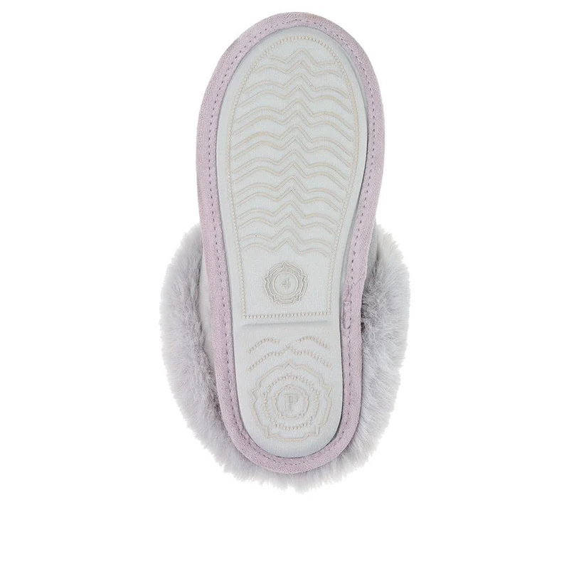 Memory Foam Mule Slippers - QING40036 / 326 295 - Grey
