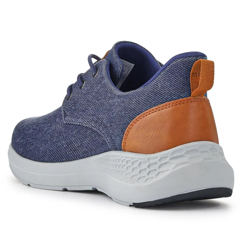 Easy Step In Wide Fit Lightweight Trainers - BOJIE41012 / 327 255 - Navy