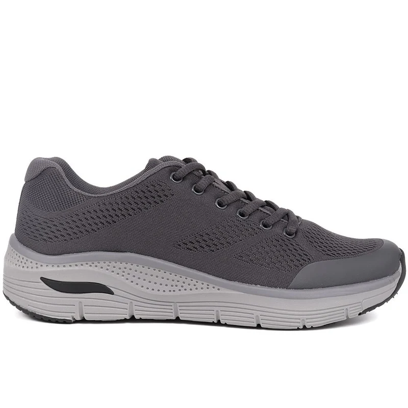 Lace-Up Trainers - SUNT39001 / 324 895 - Charcoal