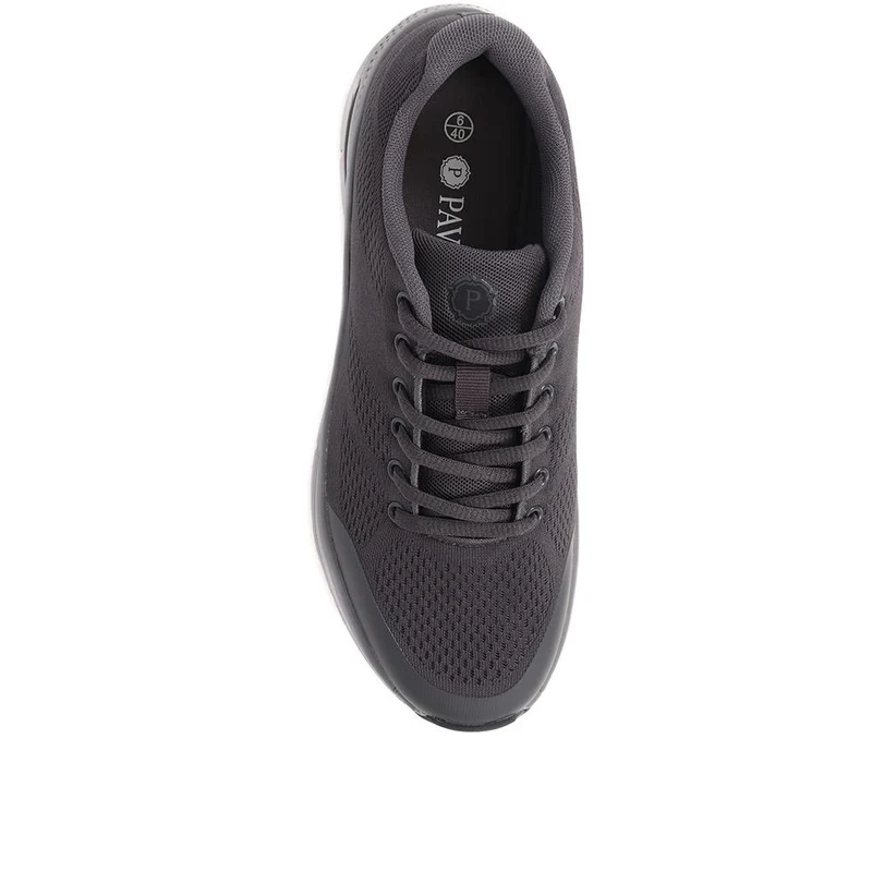 Lace-Up Trainers - SUNT39001 / 324 895 - Charcoal